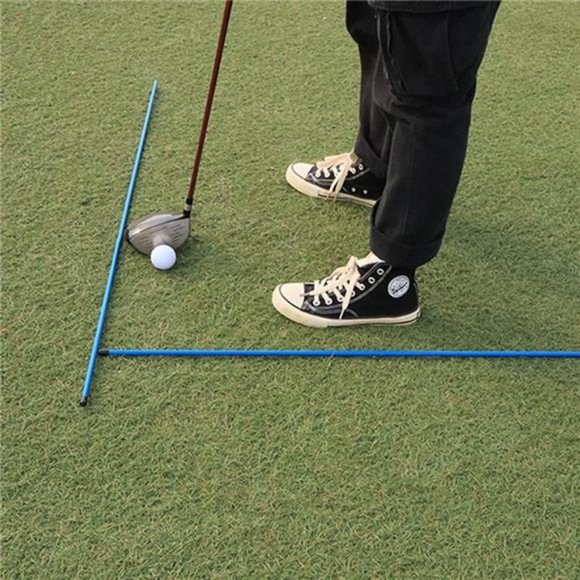 Golf Alignment Sticks 2, Practice Rods Swing Trainer Aid Tools 48 Inch Set of 2 - Picture 3 of 7
